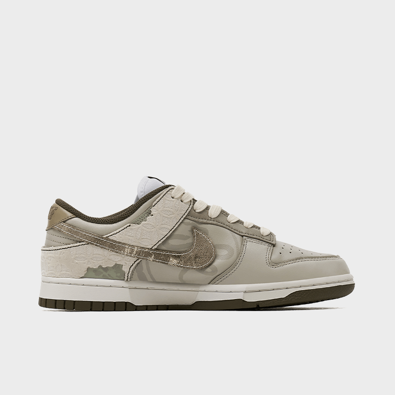 Evergreen Wood and Jade - Women's Dunk Low Custom