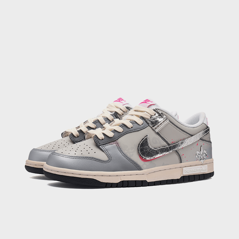 Silver Comet - Women's Dunk Low Custom