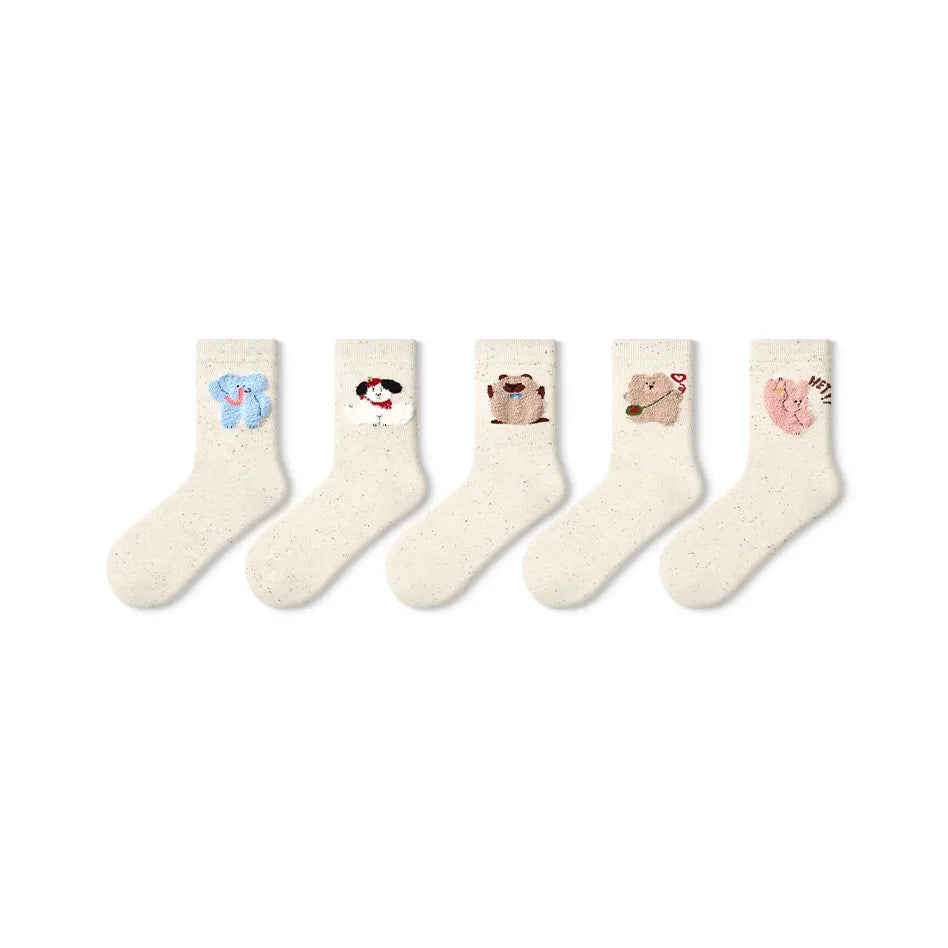 Women's Cotton Sports Socks - 5A Antibacterial Thin Odor, Control Moisture-Wicking Crew Socks (Multi-Pack)