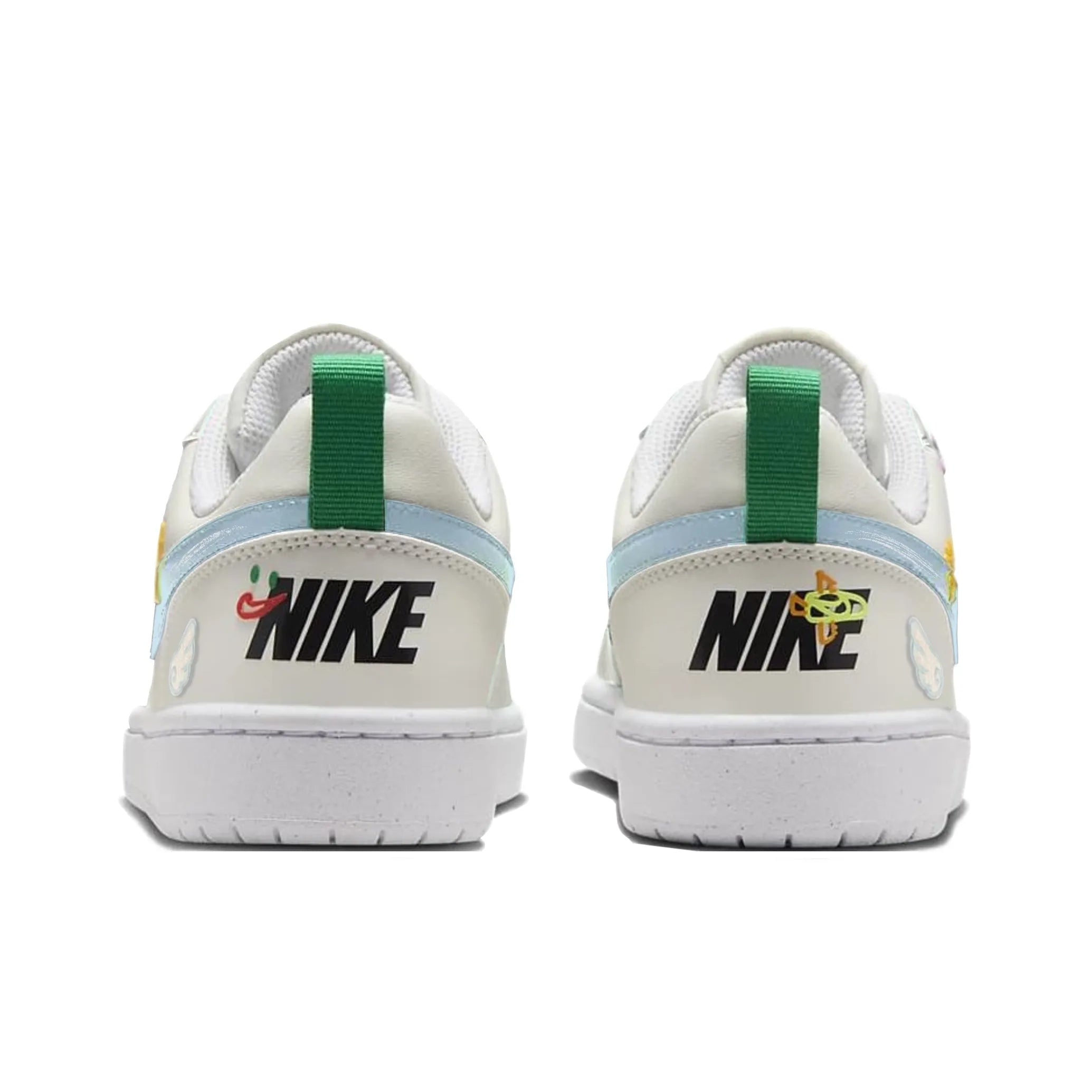 [Custom Unlimited Fun/White/Wings] Court Borough Skateboard Shoes For Children Unisex