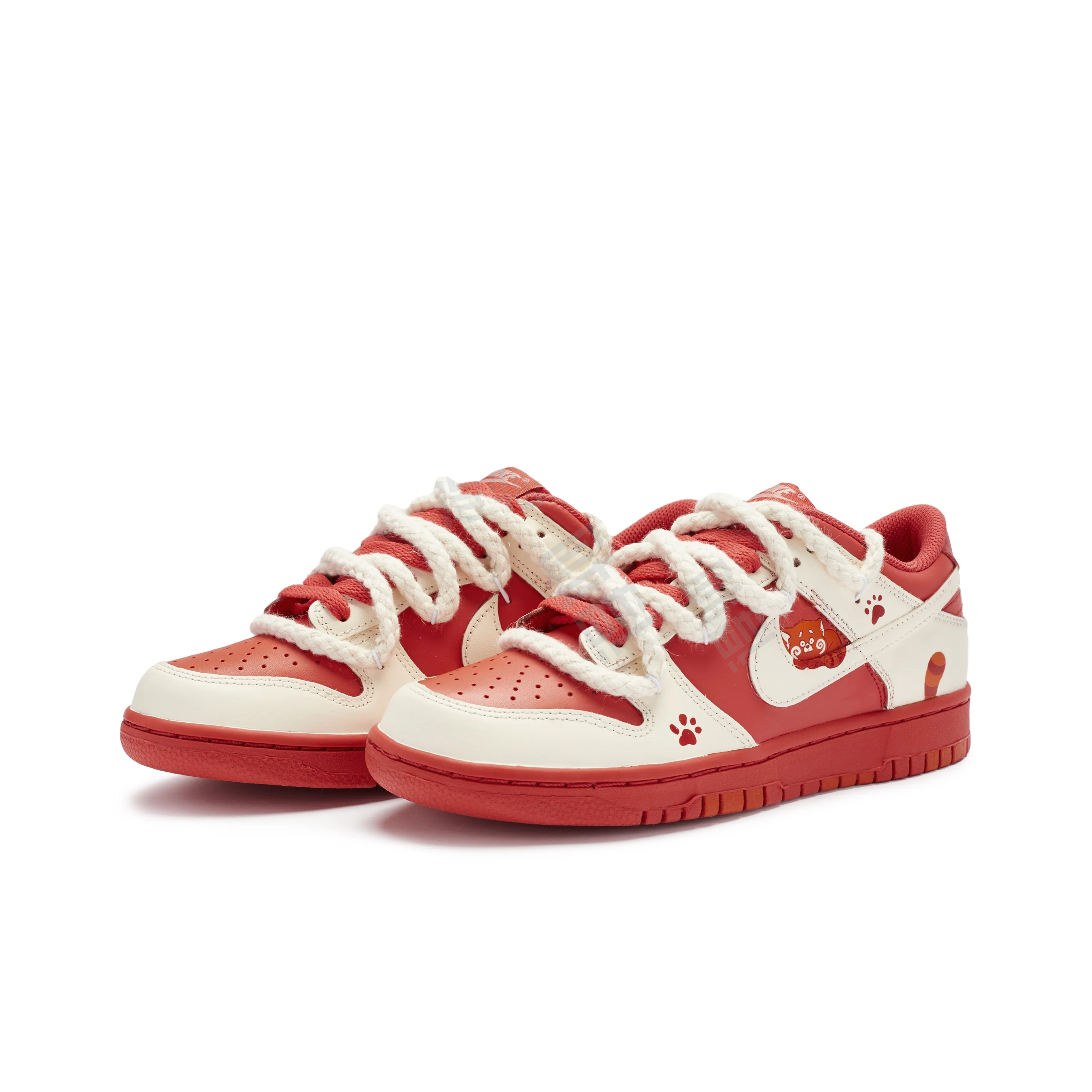 [Custom Cherry Raccoon] Dunk Skateboarding Shoes Women