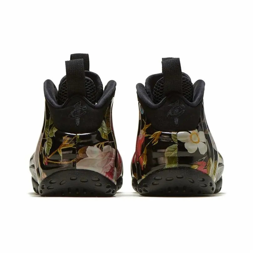 [Custom Floral PU] Foamposite One Mid-top Retro Basketball Shoes Unisex
