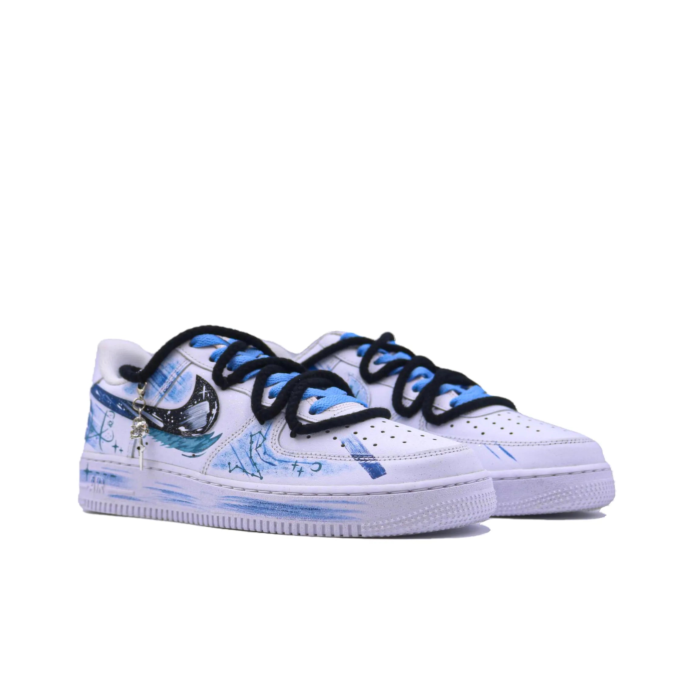 [Customized The Twelve Zodiac Signs: Pisces - Fashionable Starry Sky] Air Force 1 Shoes Unisex