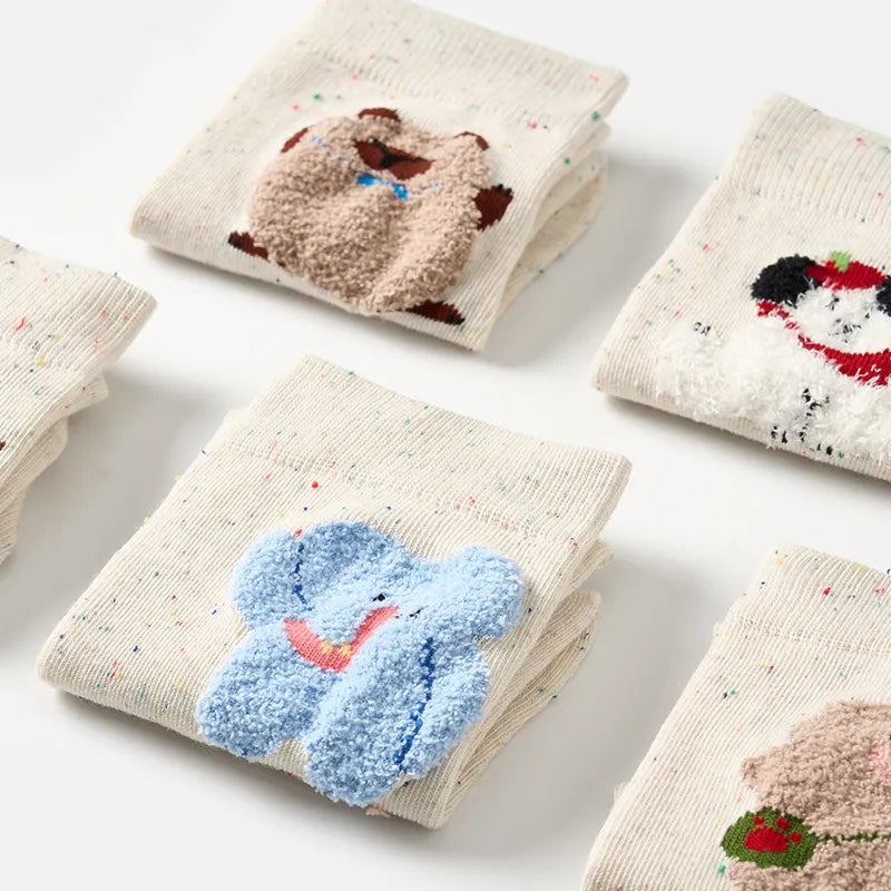 Women's Cotton Sports Socks - 5A Antibacterial Thin Odor, Control Moisture-Wicking Crew Socks (Multi-Pack)