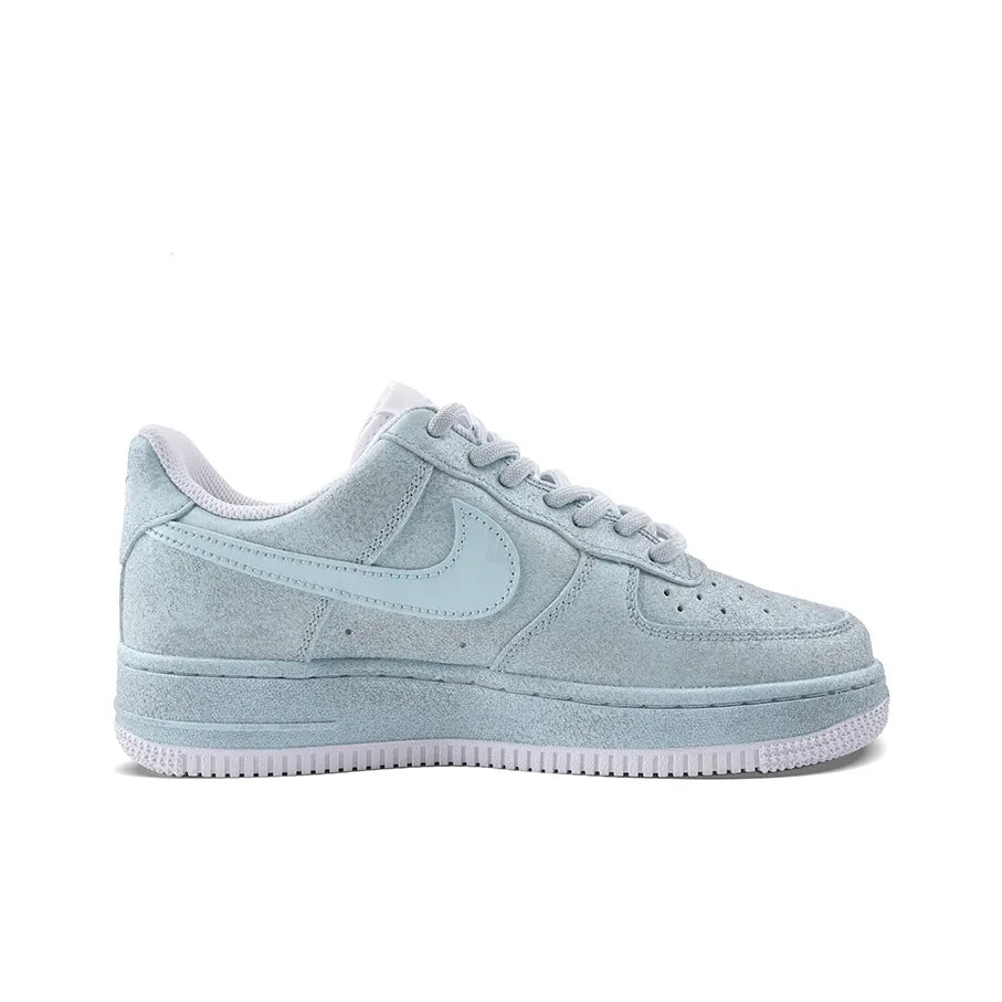[Customized Aurora Dance, Full Stars] Air Force 1 Low-top Shoes Unisex White/Blue/Pink With Diamond Decoration