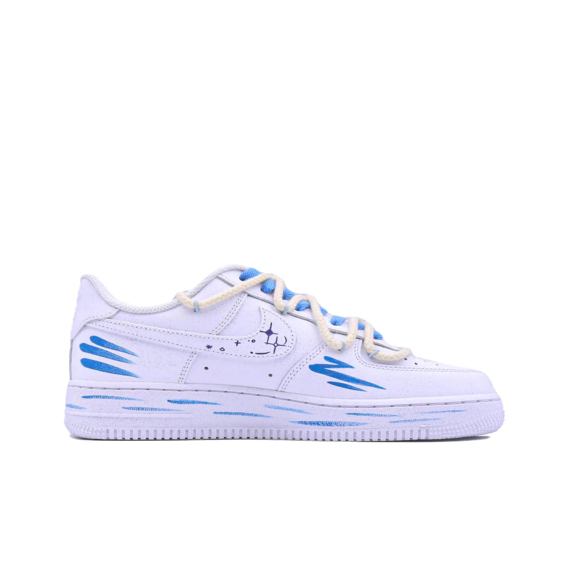 [Customized The Twelve Zodiac Signs: Libra - Fashionable Starry Sky] Air Force 1 Shoes Unisex