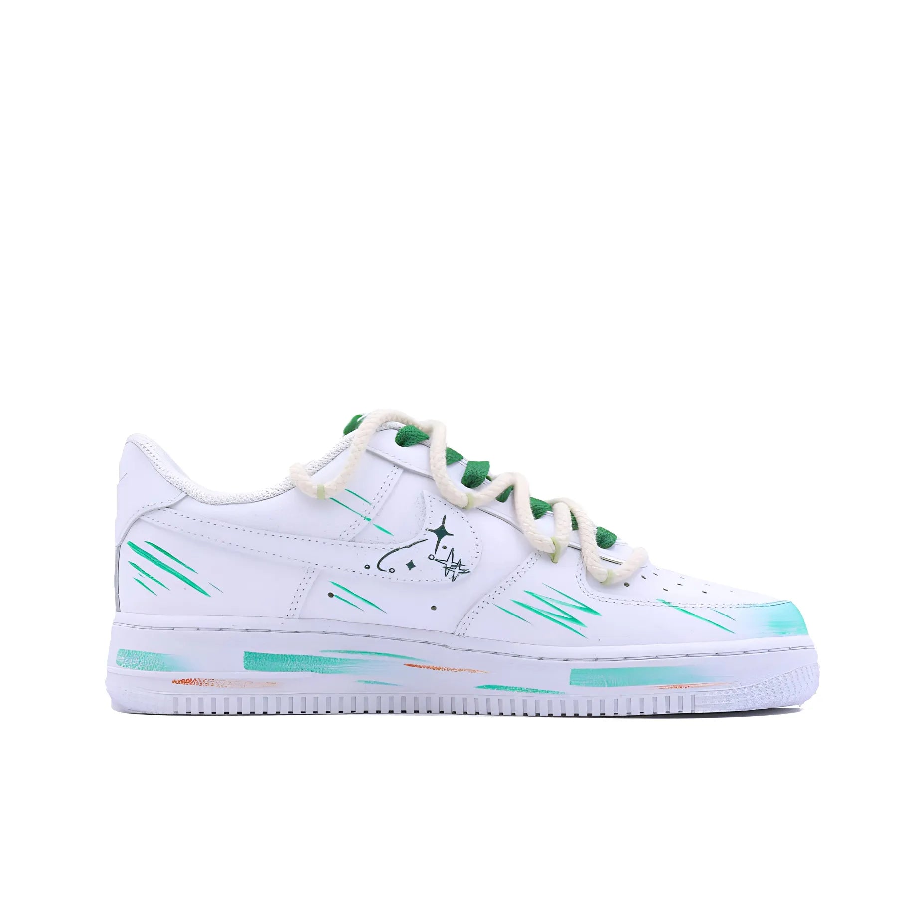 [Customized The Twelve Zodiac Signs: Aquarius - Fashionable Starry Sky] Air Force 1 Shoes Unisex