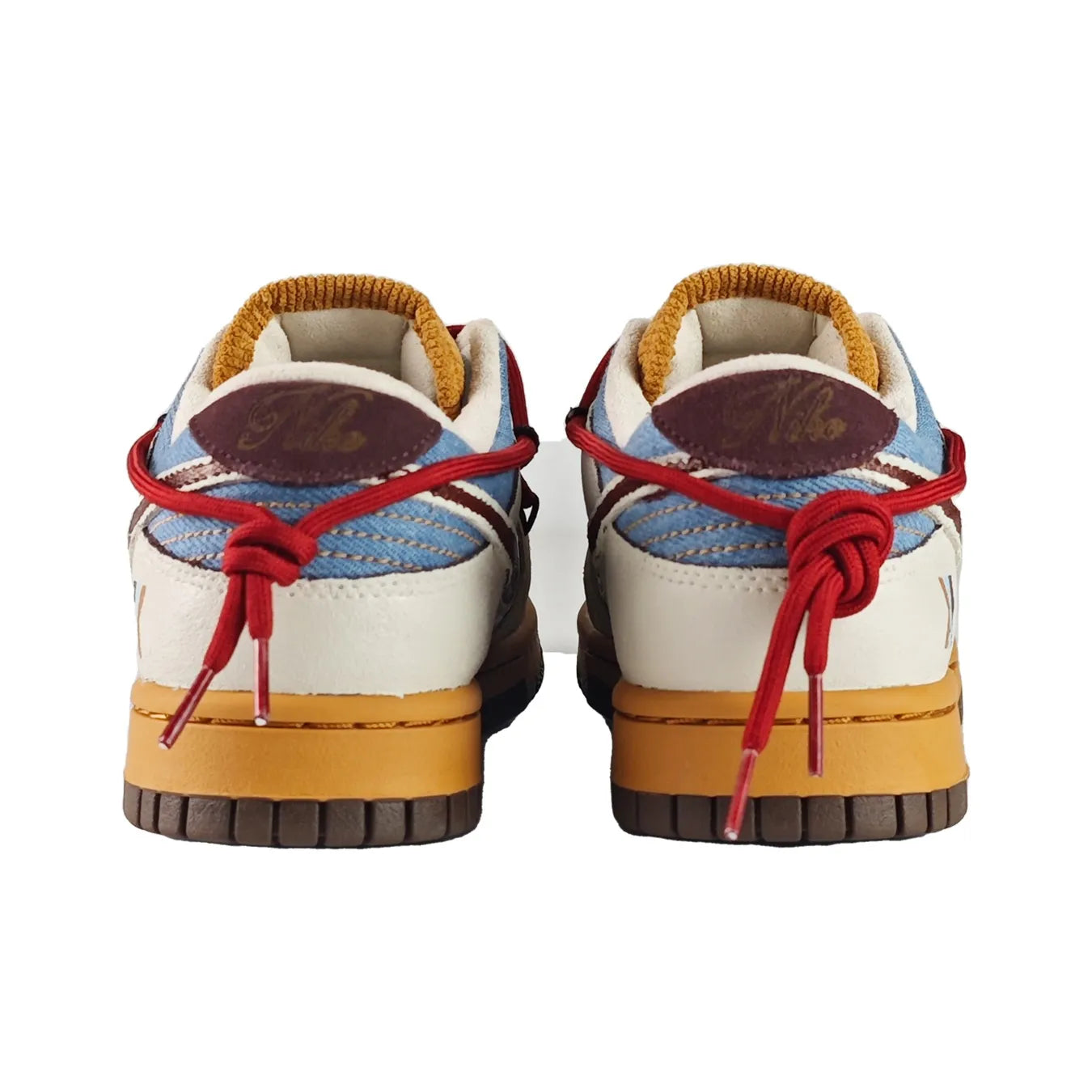 [Custom Retro Brown] Dunk Low Skateboard Shoes Unisex Brown/Beige