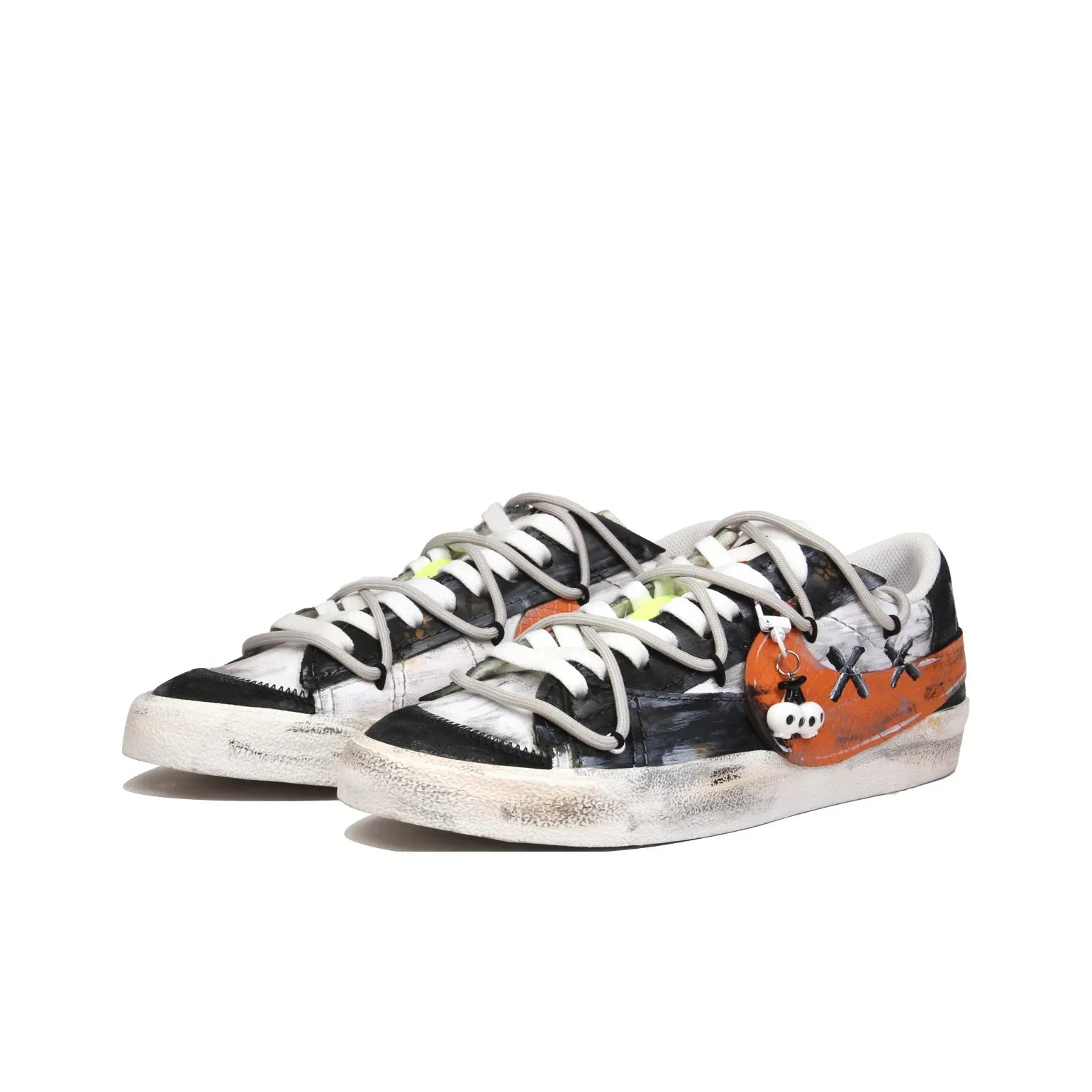 [Customized Pumpkin Party] Blazer Jumbo Low-top Shoes Unisex Black/Orange