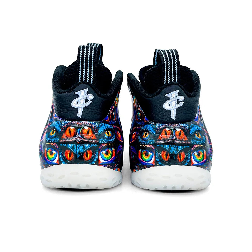 [Custom Eye of the Beast] Foamposite One Mid-top Retro Basketball Shoes Unisex