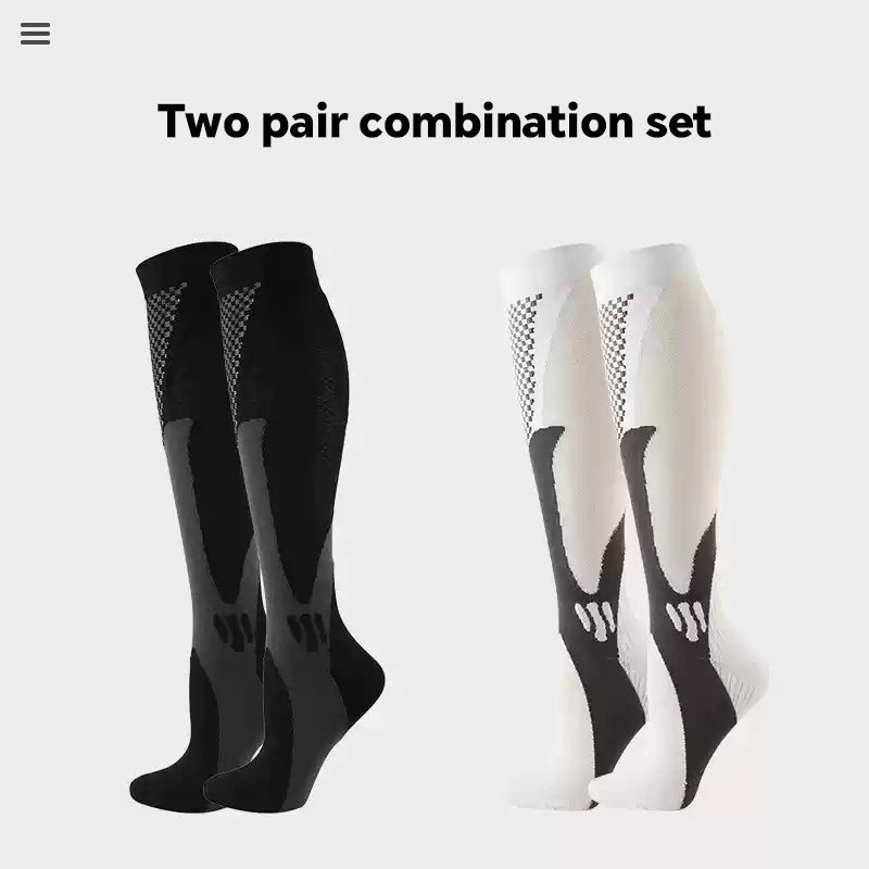 Professional Sports Calf Compression Socks Running Women Men Marathon Socks Fitness Outdoor Jump Rope Compression Long Breathable