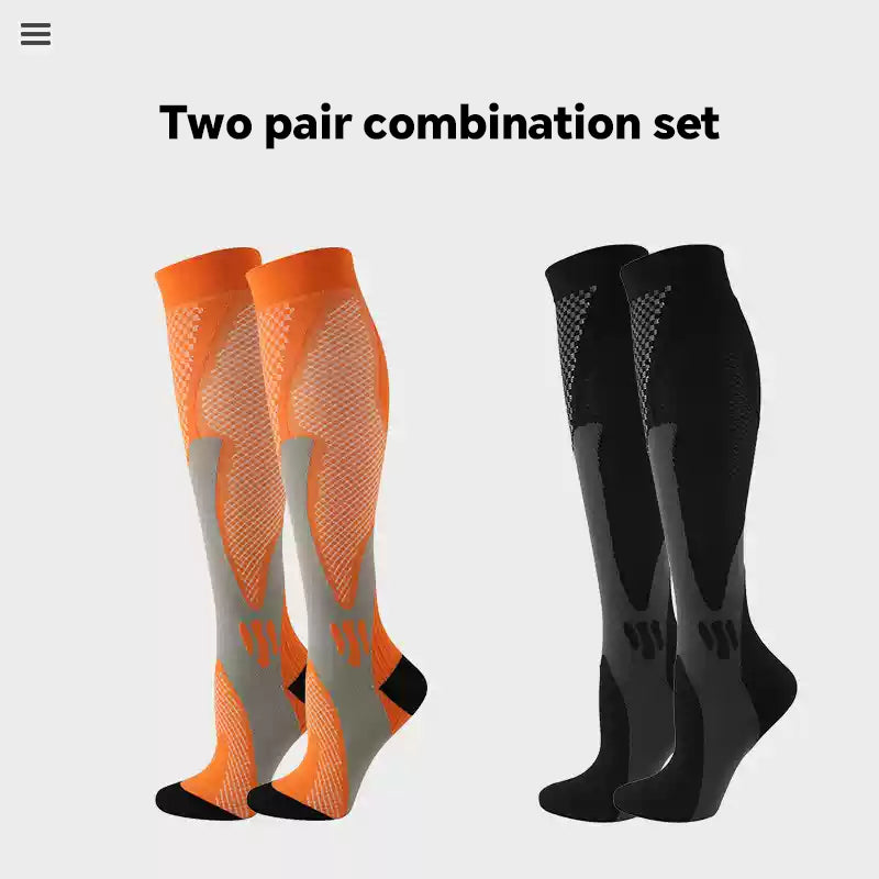 Professional Sports Calf Compression Socks Running Women Men Marathon Socks Fitness Outdoor Jump Rope Compression Long Breathable