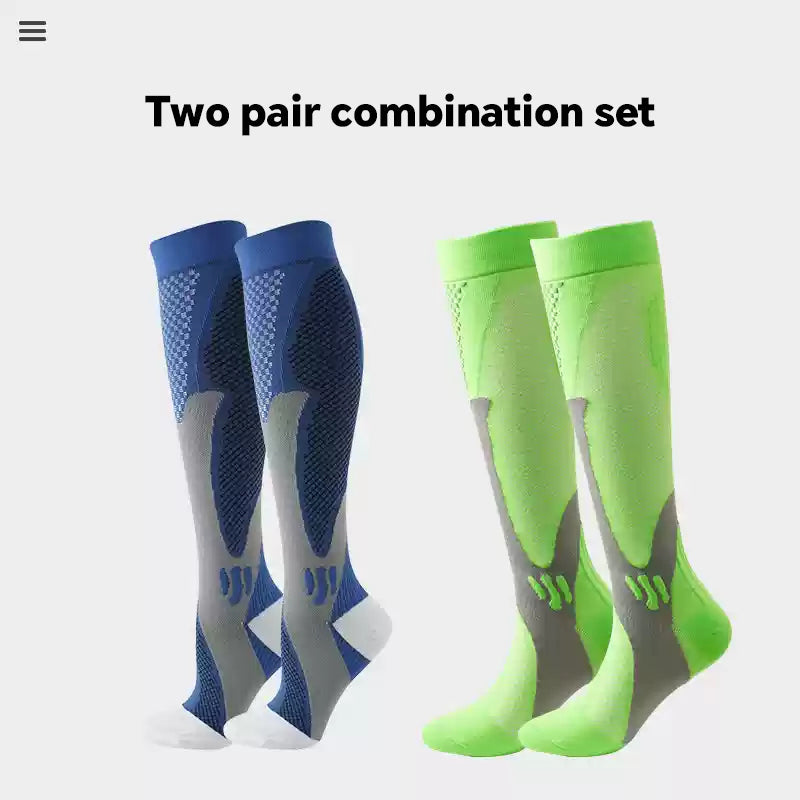 Professional Sports Calf Compression Socks Running Women Men Marathon Socks Fitness Outdoor Jump Rope Compression Long Breathable