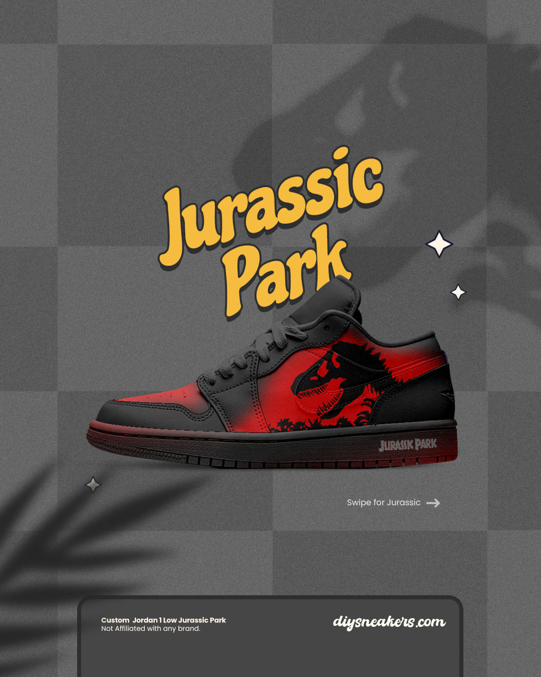 Jurassic Park - Unisex  Air Force Custom