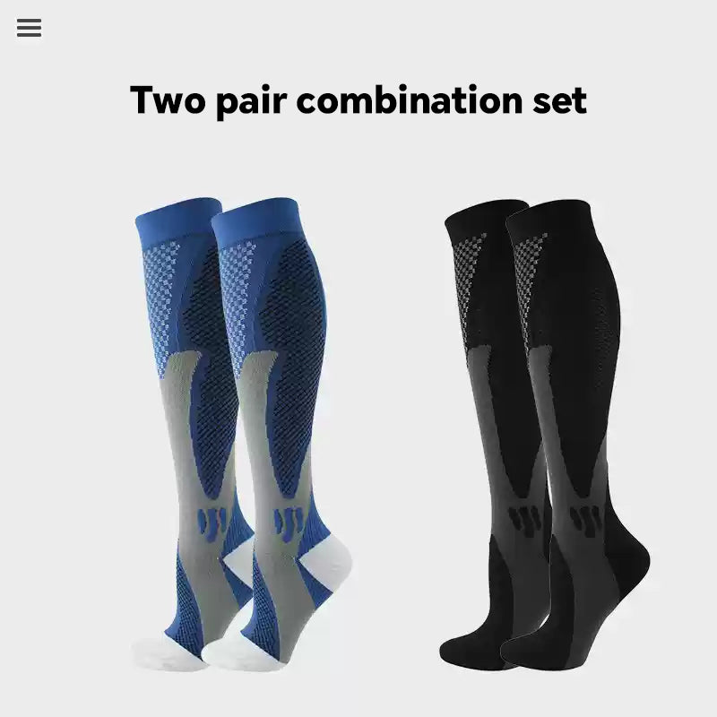 Professional Sports Calf Compression Socks Running Women Men Marathon Socks Fitness Outdoor Jump Rope Compression Long Breathable