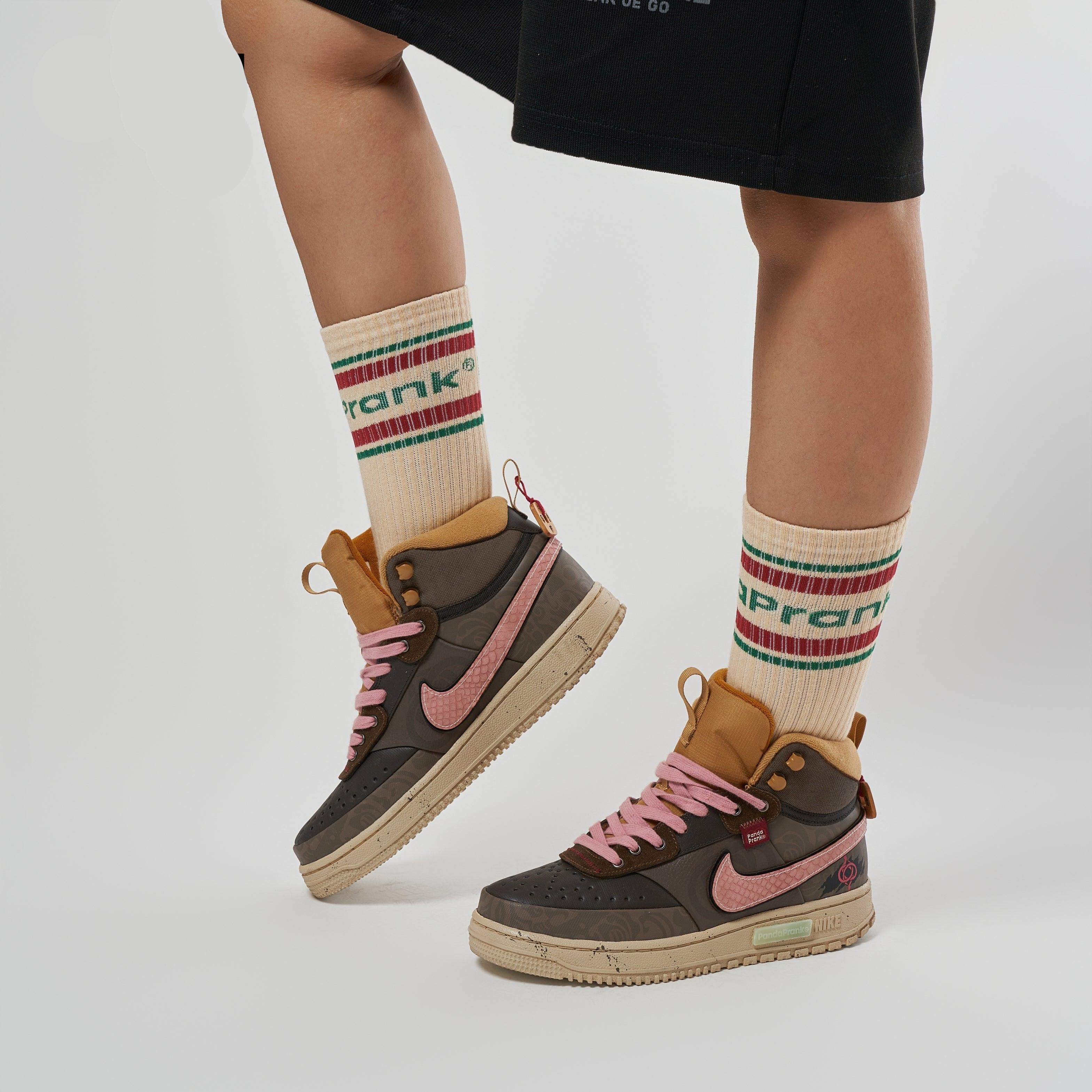 Chestnut Charm - Men's Court Vision Mid Custom