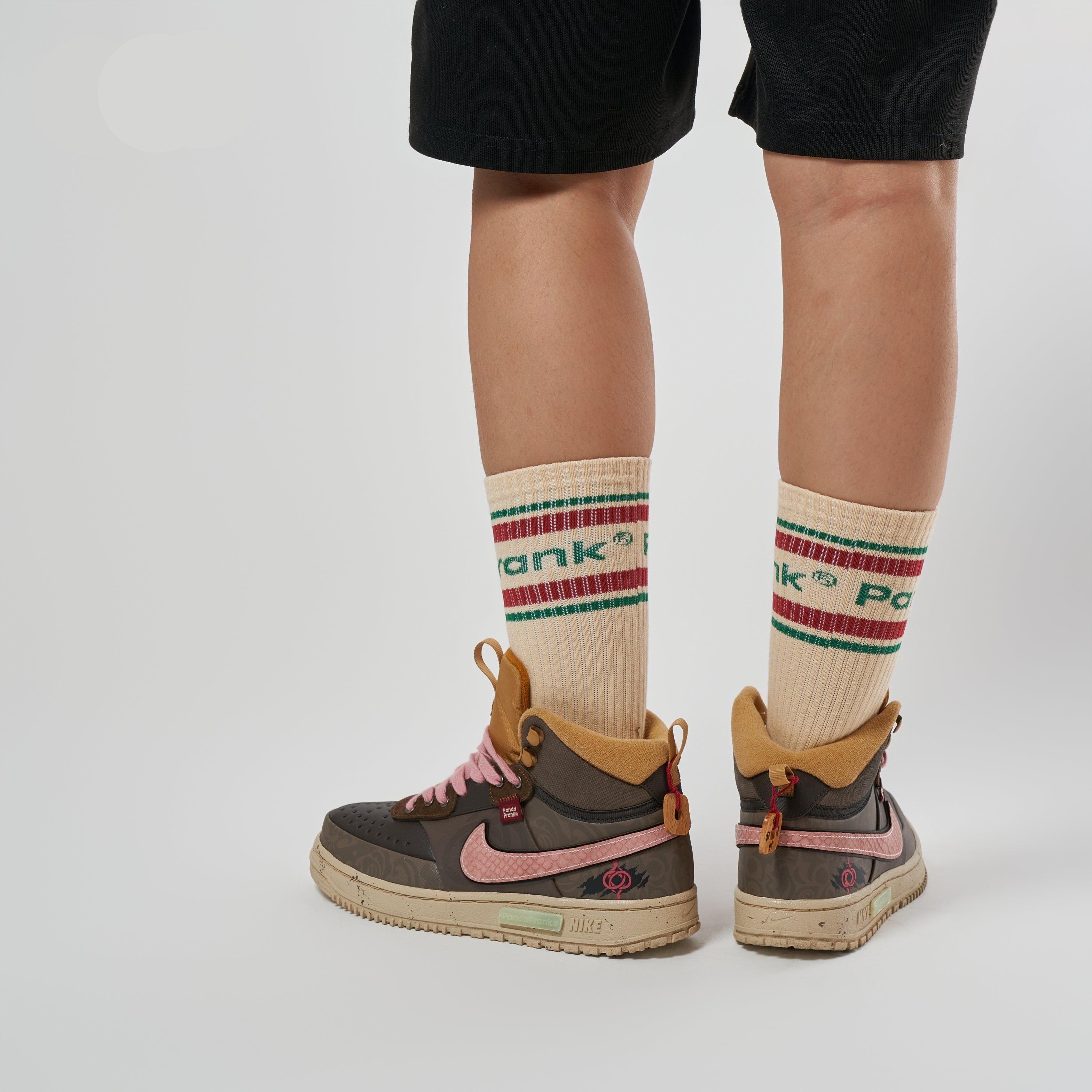 Chestnut Charm - Men's Court Vision Mid Custom