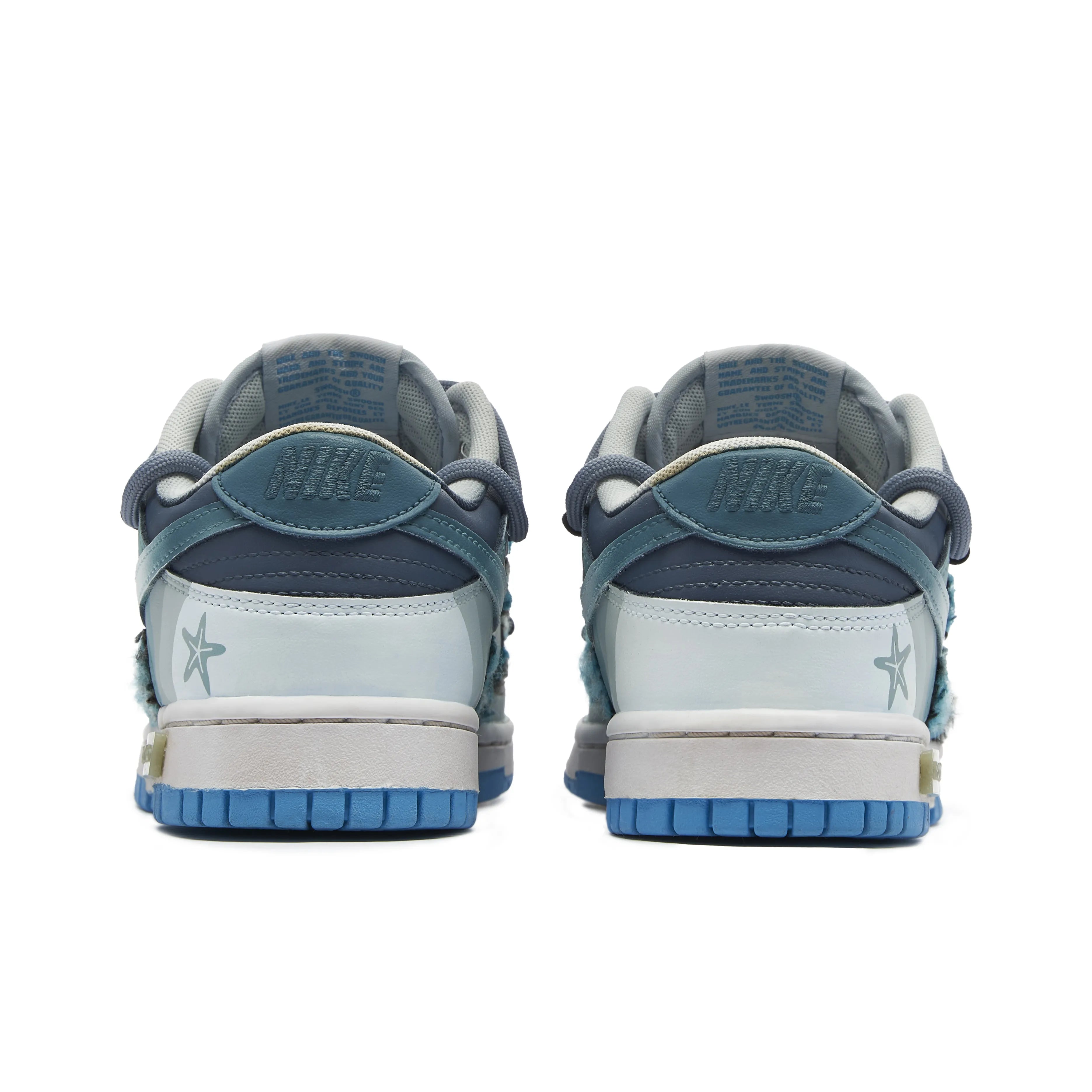 [Custom Marine Conservation: Marine Plankton] Dunk Low Skateboard Shoes Unisex Blue