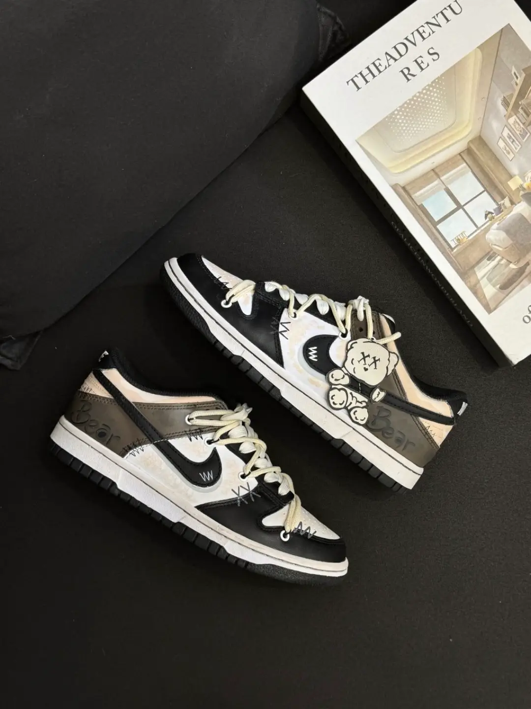 [Custom Female stuffed bear S-BOX]  Dunk Skateboarding Shoes Women's