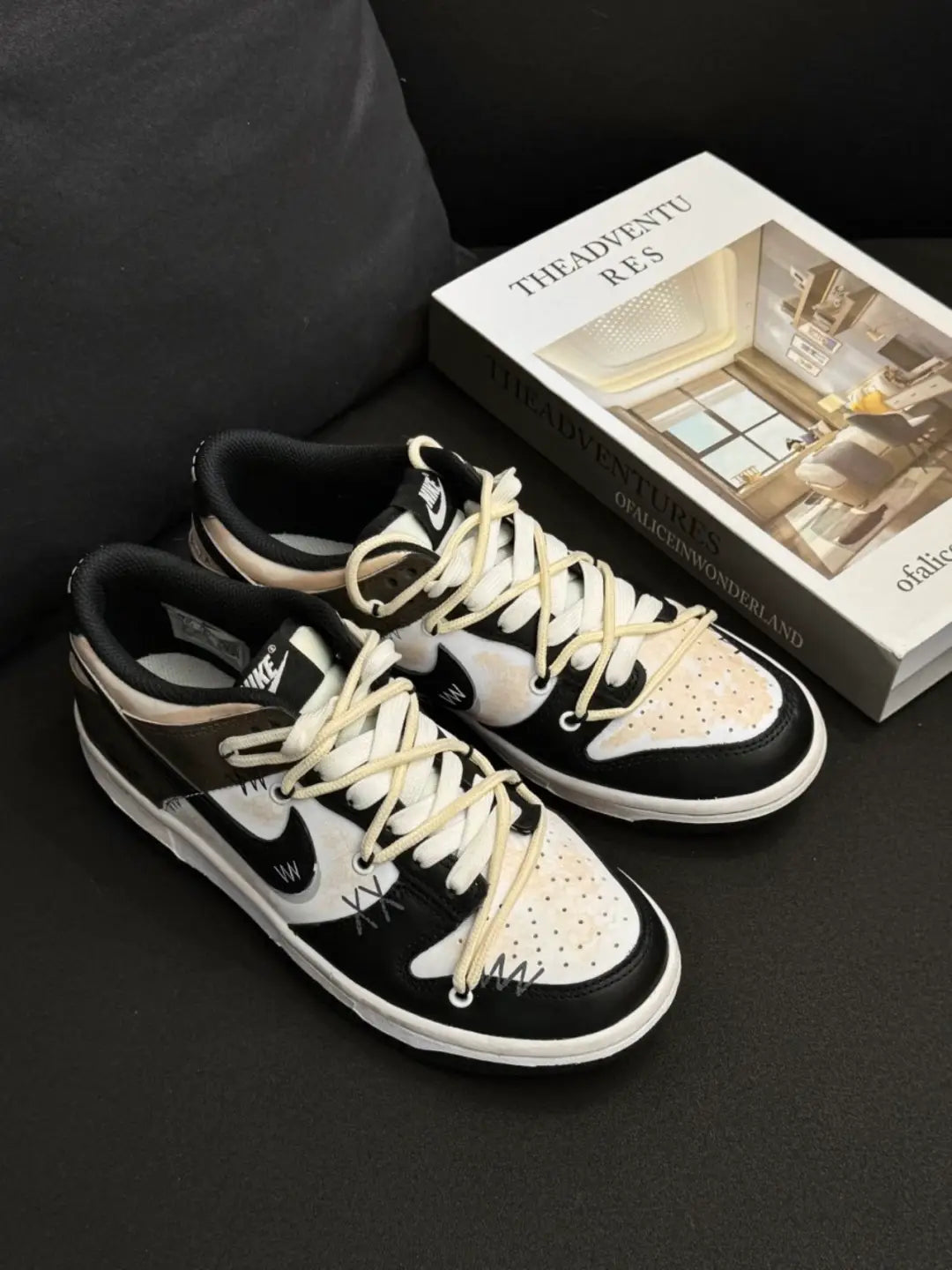 [Custom Female stuffed bear S-BOX]  Dunk Skateboarding Shoes Women's