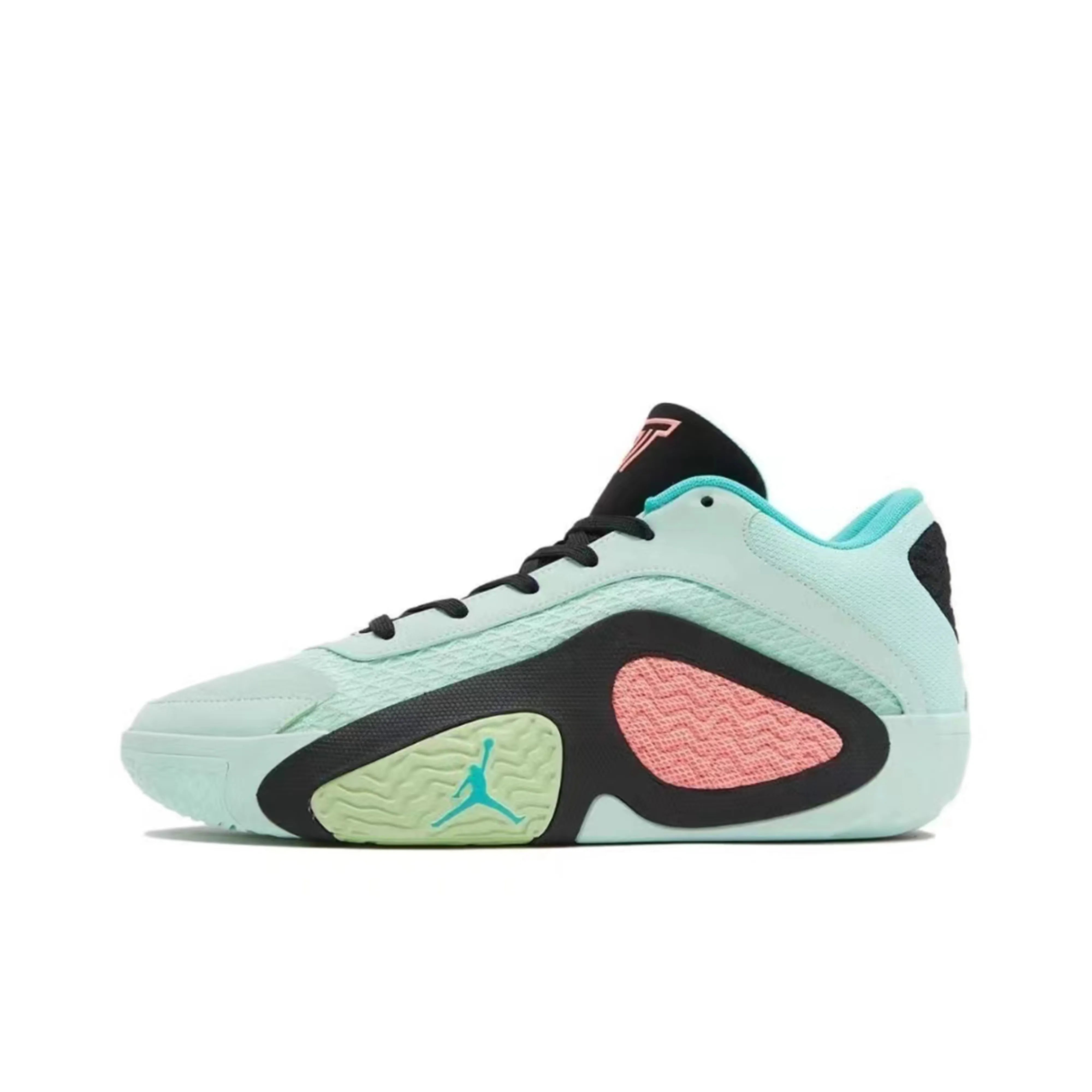 [Custom Vortex] Jordan Tatum 2 Basketball Shoes Unisex Cyan/Orange