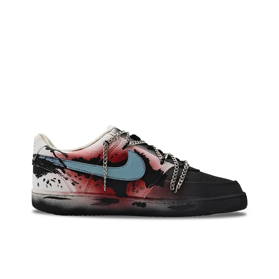 [Custom Nova Blaze] Court Vision 1 Skateboarding Shoes Unisex Gothic style