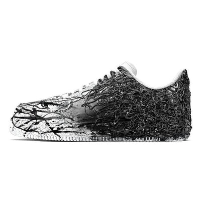 [Custom Female darkening Venom]  Air Force 1 Skateboarding Shoes Women's