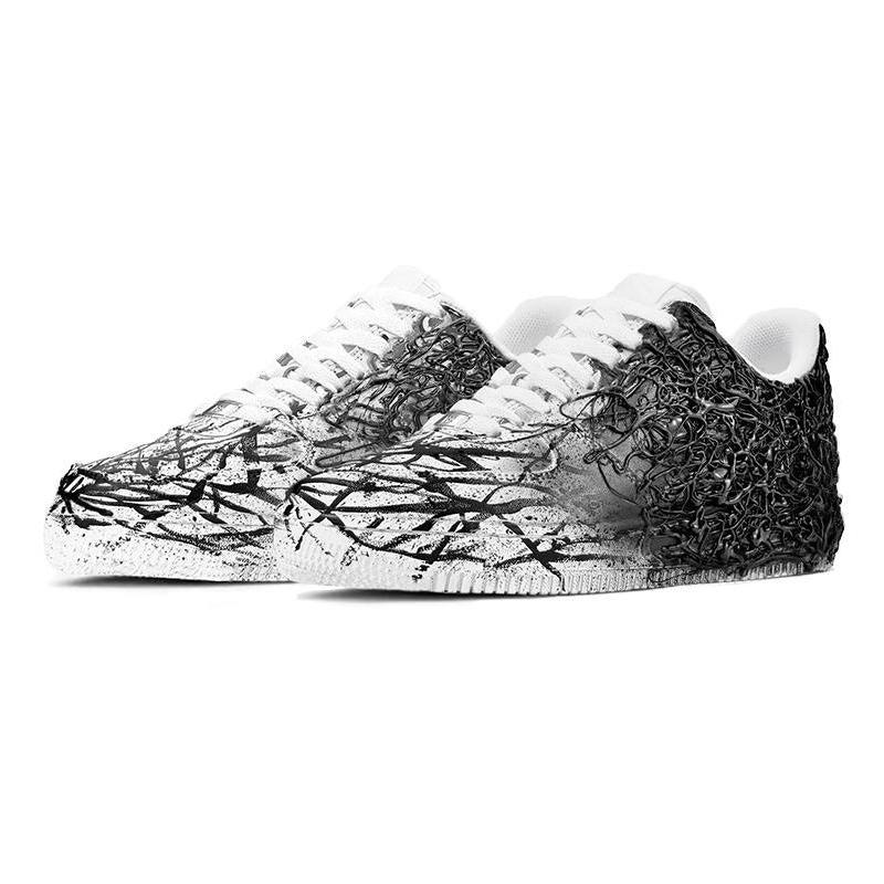 [Custom Female darkening Venom]  Air Force 1 Skateboarding Shoes Women's