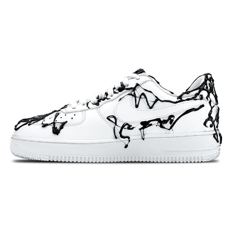 [Custom Superhero Venom]  Air Force 1 Skateboarding Shoes Women's