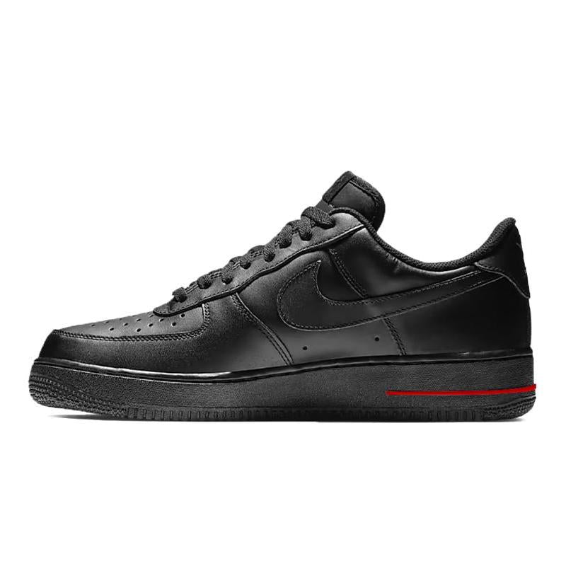 [Custom Men's Bloodstained Teeth 2.0]  Air Force 1 Skateboarding Shoes Men Low-top Black