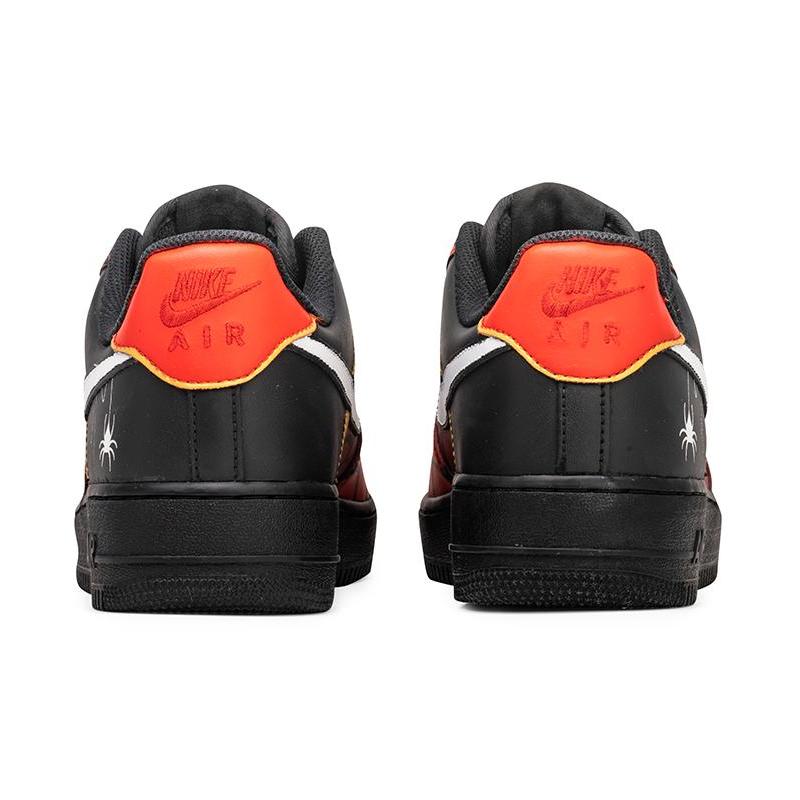 [Custom The male superhero Spider-Man]  Air Force 1 Skateboarding Shoes Men Low-top Red/Black