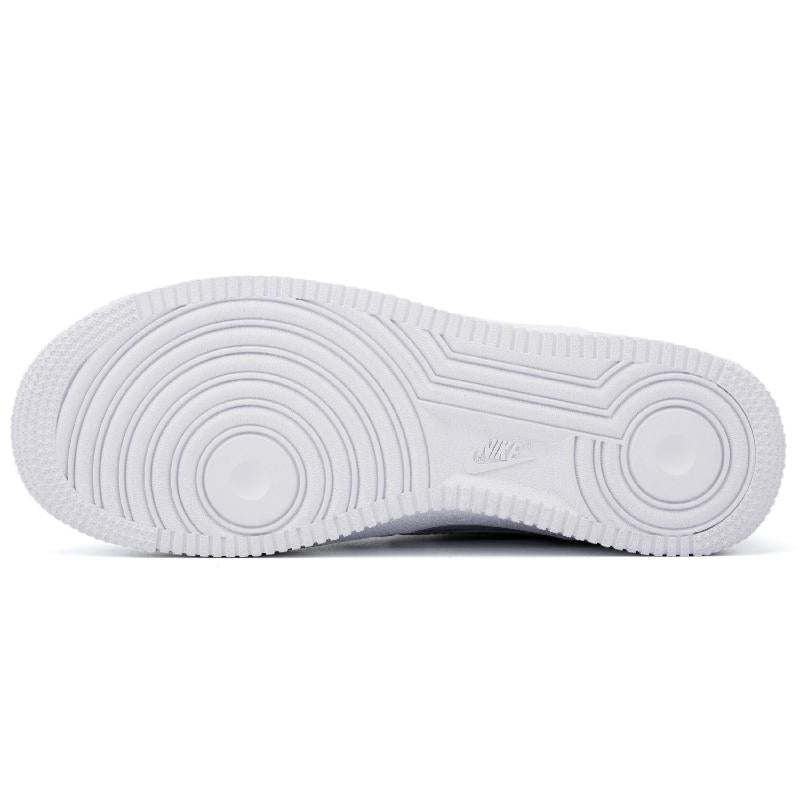 [Custom The mark of the cracked flame]  Air Force 1 Skateboard Shoes Men Low-Top White/Black