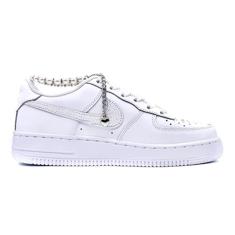 [Custom Valentine's Day men's diamond pearls]  Air Force 1 Skateboarding Shoes Men
