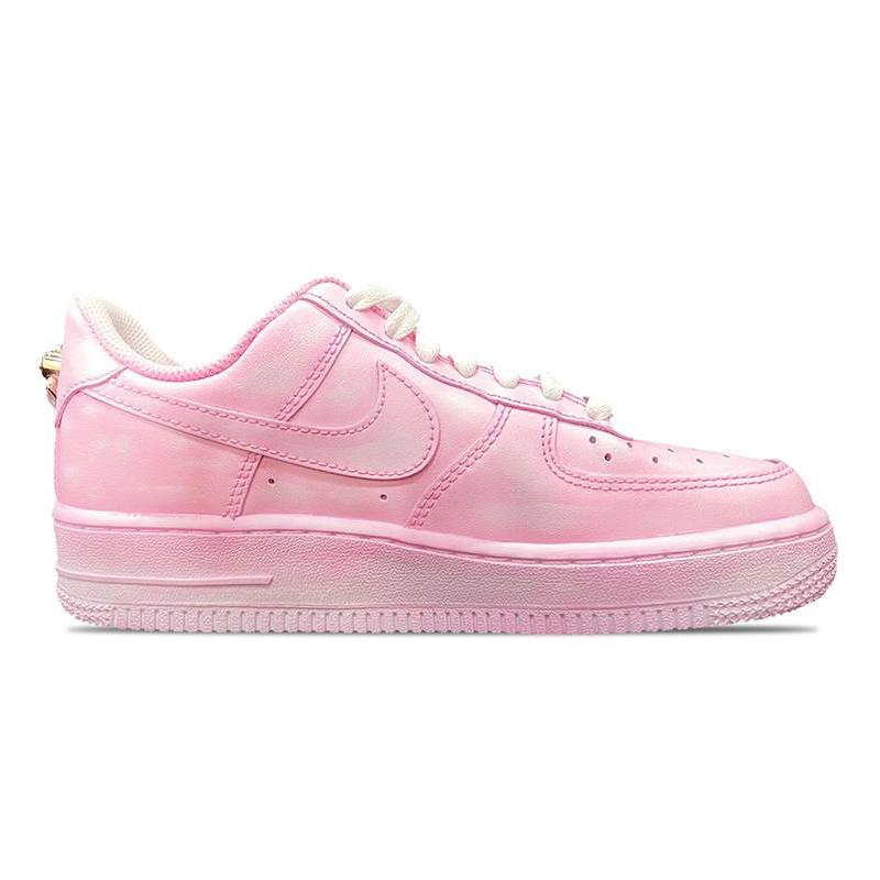 [Custom Valentine's Day is dyed pink with alcohol scratch-off cards]  Air Force 1 Skateboarding Shoes Men