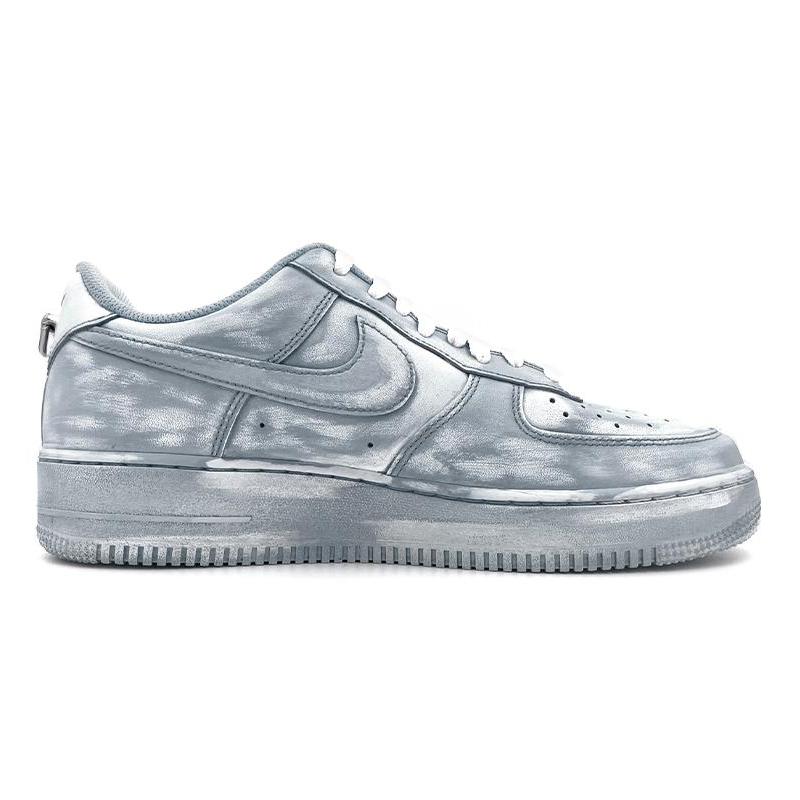 [Custom Soak the alcohol scratch-off card in grey]  Air Force 1 Skateboarding Shoes Men