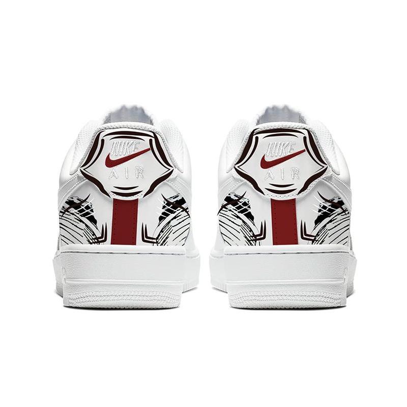 [Custom The theme of the male movie Venom is black, white and red]  Air Force 1 Skateboarding Shoes Men