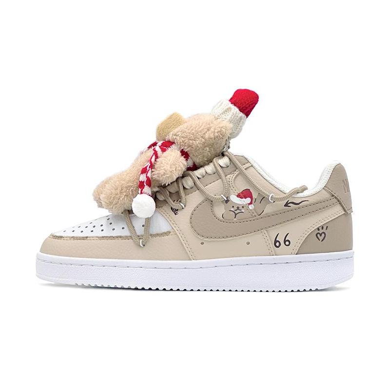 [Custom The little bear has arrived]  Court Skateboarding Shoes Women's