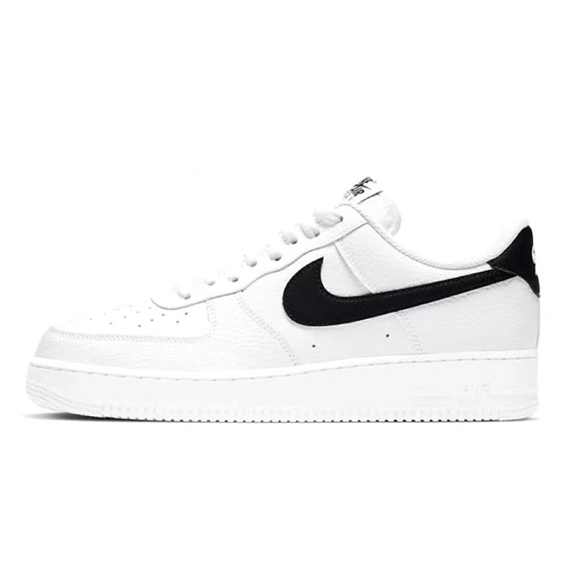 [Custom Black and white graffiti]  Air Force 1 Skateboarding Shoes Unisex Low-top Black/White