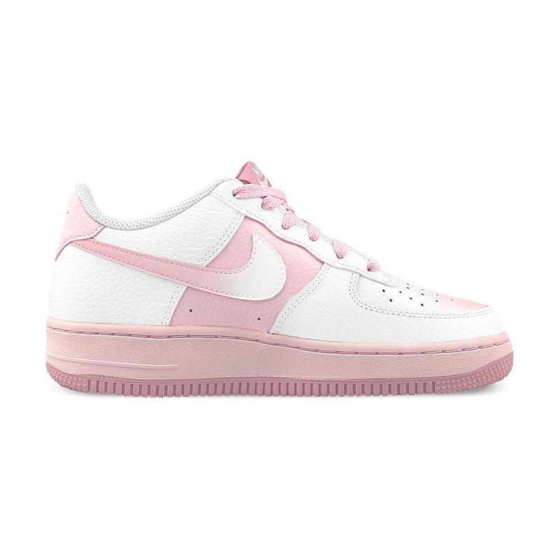 [Custom Female AF Heart Arrow]  Air Force 1 Skateboarding Shoes Women's Low-top White/pink