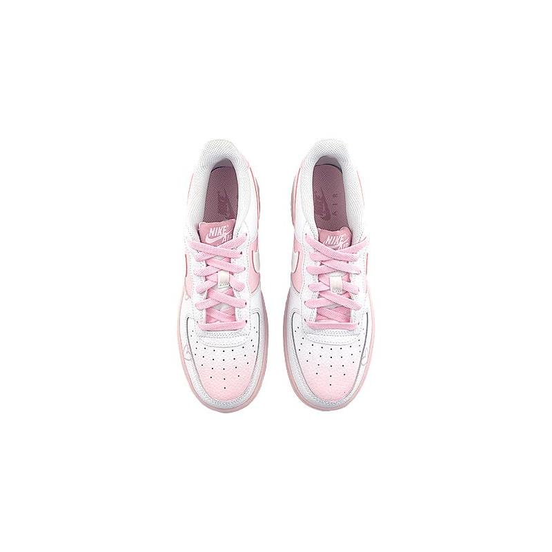 [Custom Female AF Heart Arrow]  Air Force 1 Skateboarding Shoes Women's Low-top White/pink