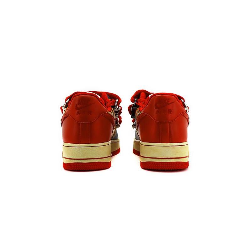 [Custom CNY Tiger Year Limited Edition black and red]  Air Force 1 Low Skateboarding Shoes Unisex