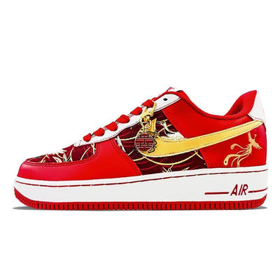 [Custom AF1 Women's Phoenix Dance Nine Heavens Wedding Shoes]  Air Force 1 Skateboarding Shoes Women's