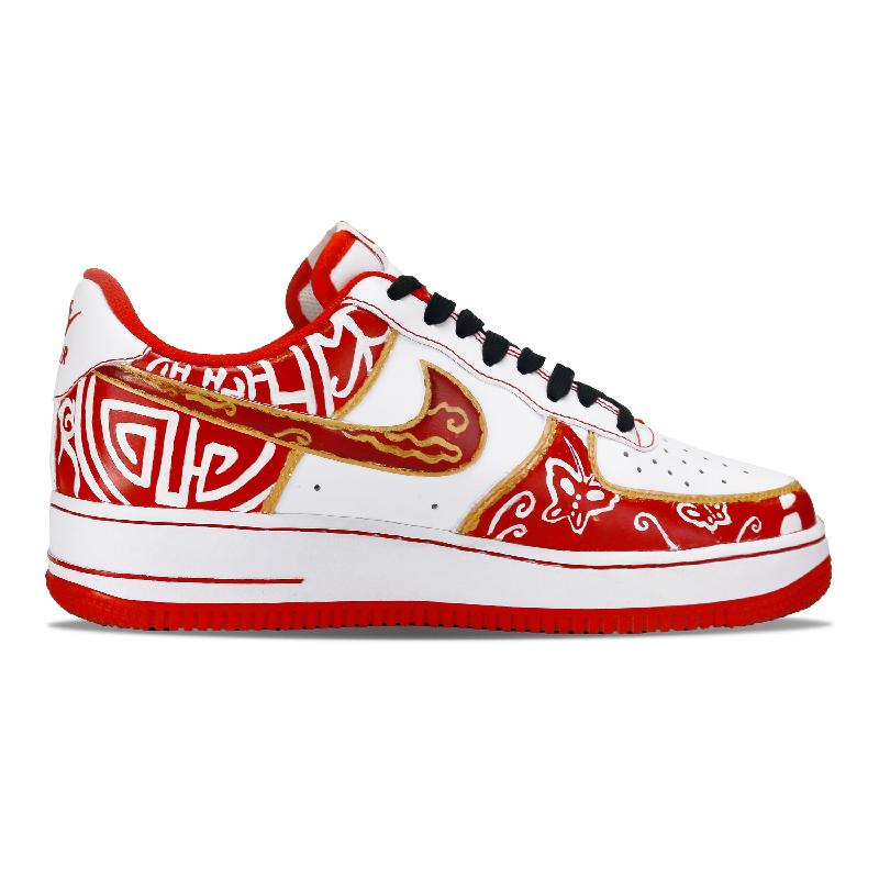 [Custom Female paper-cutting]  Air Force 1 Skateboarding Shoes Women's