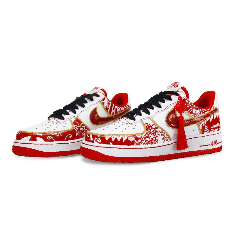 [Custom Female paper-cutting]  Air Force 1 Skateboarding Shoes Women's