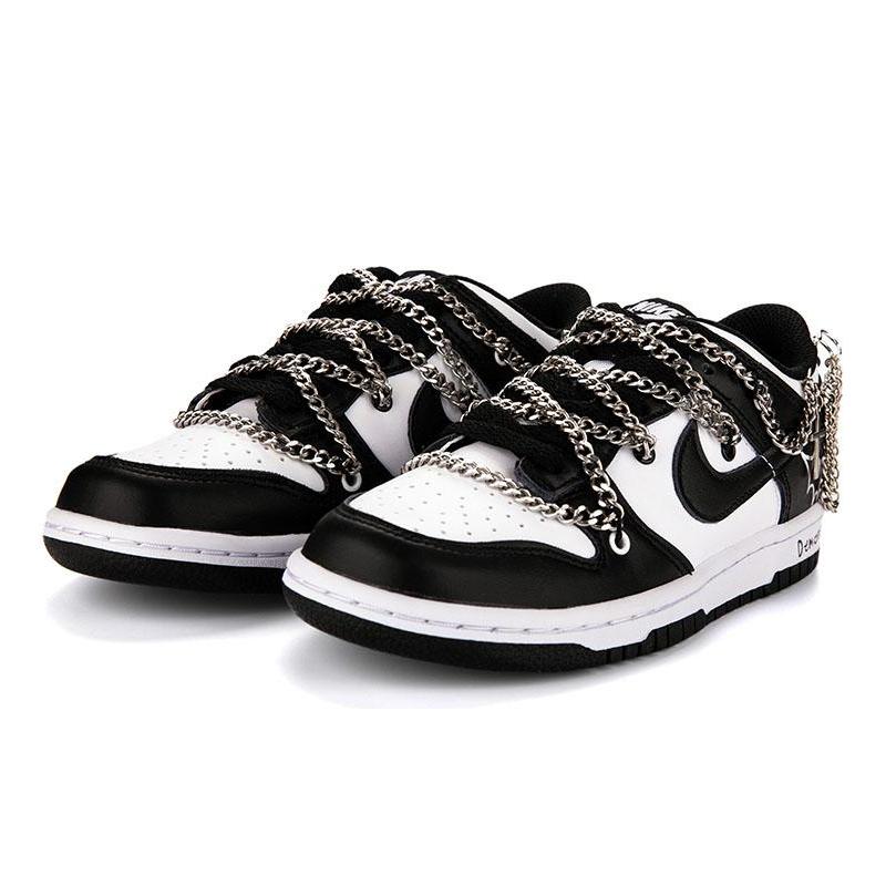 [Custom Retro devil and angel for women]  Dunk Skateboarding Shoes Women's