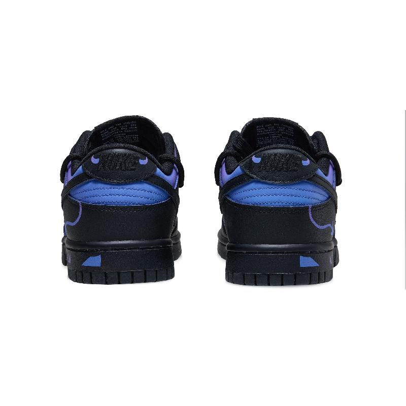[Custom The demonic voice of a woman]  Dunk Skateboarding Shoes Women's Low-top Blue