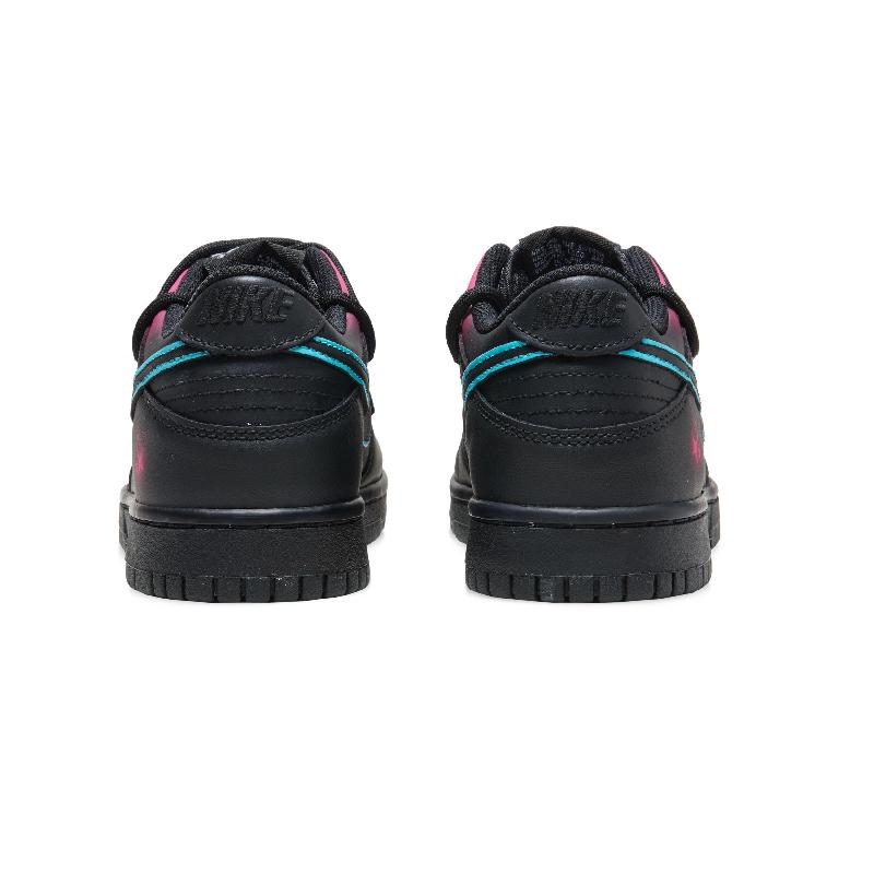 [Custom Female style Starry Night]  Dunk Skateboarding Shoes Women's Low-top Red