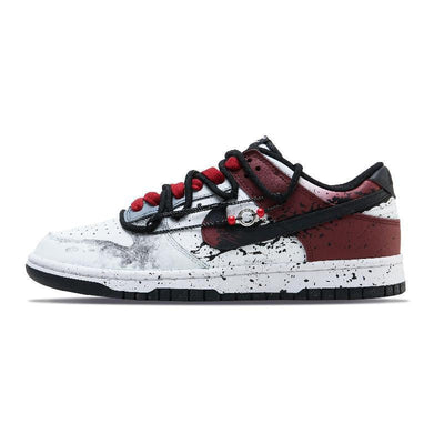 [Custom Vermilion Ink] Dunk Skateboarding Shoes Low-top