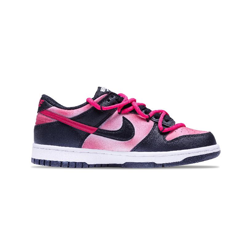 [Custom Pink allure for women]  Dunk Skateboarding Shoes Women's Low-top Black