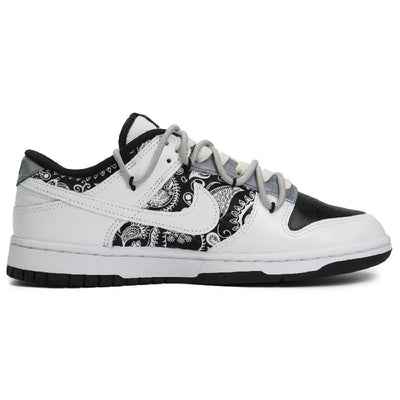 [Custom Female style East Coast]  Dunk Skateboarding Shoes Women's Low-top Black/white